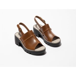 Fly London Sandales &agrave; talons marron pour femmes TUPI