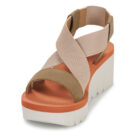 Fly London YABI Beige Sandali con zeppa Donna - 3