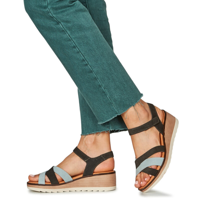 Dream in Green LISA Grigio Sandali con zeppa Donna - 8