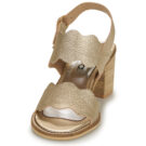 Myma 7745MY02-SAND-TRUNCK-PLATIN=7745MYXX-CUIR-FOULONNE-TRUNK-PLATINE Oro Sandali con tacco Donna - 3
