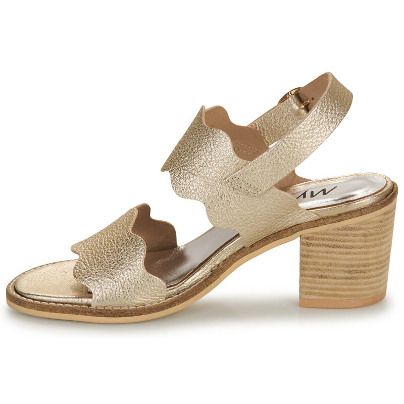 Myma 7745MY02-SAND-TRUNCK-PLATIN=7745MYXX-CUIR-FOULONNE-TRUNK-PLATINE Oro Sandali con tacco Donna - 4