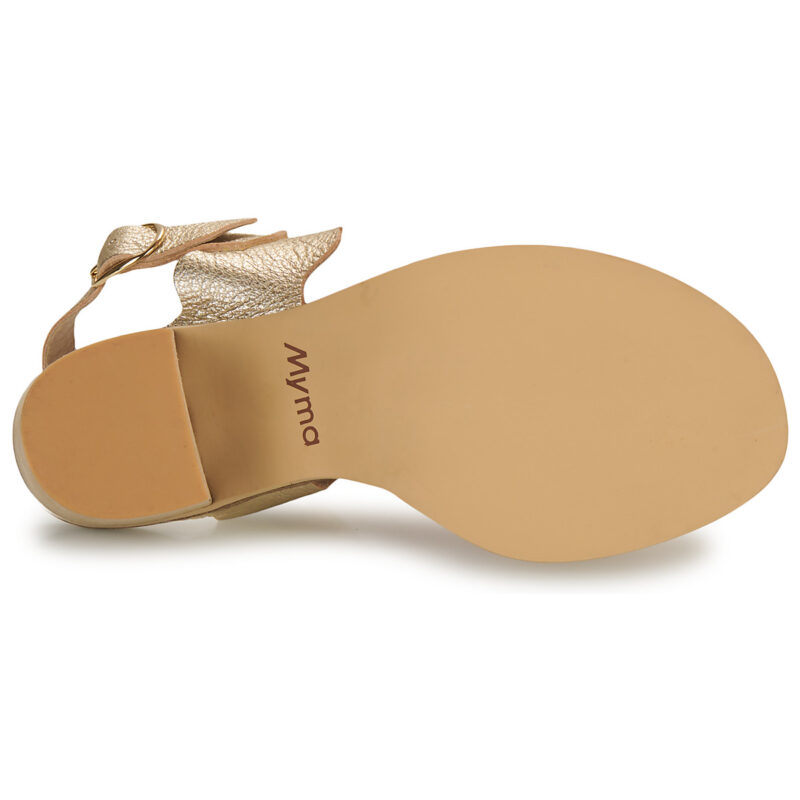 Myma 7745MY02-SAND-TRUNCK-PLATIN=7745MYXX-CUIR-FOULONNE-TRUNK-PLATINE Oro Sandali con tacco Donna - 7