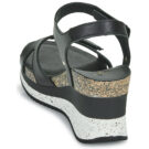 Panama Jack NICA SPORT B10 Nero Sandali con zeppa Donna - 5