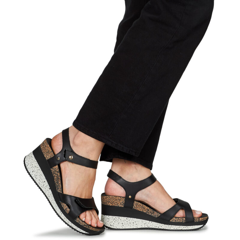 Panama Jack NICA SPORT B10 Nero Sandali con zeppa Donna - 8