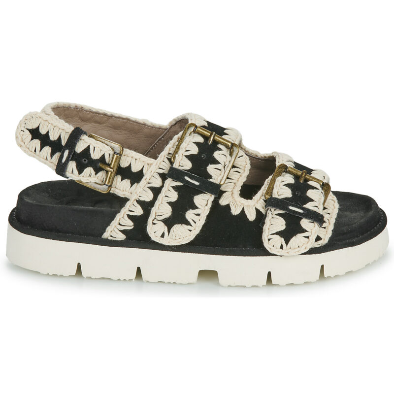 Mou Sandales basses noires pour femmes MU.SW461003A - Pointure 2