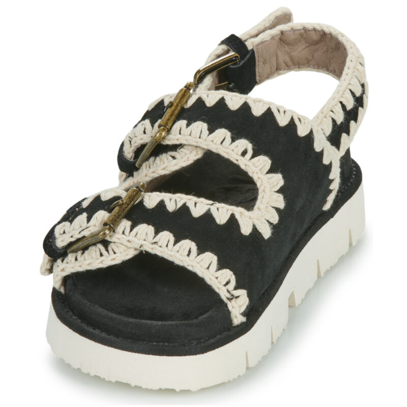 Mou Sandales basses noires pour femmes MU.SW461003A - Pointure 3