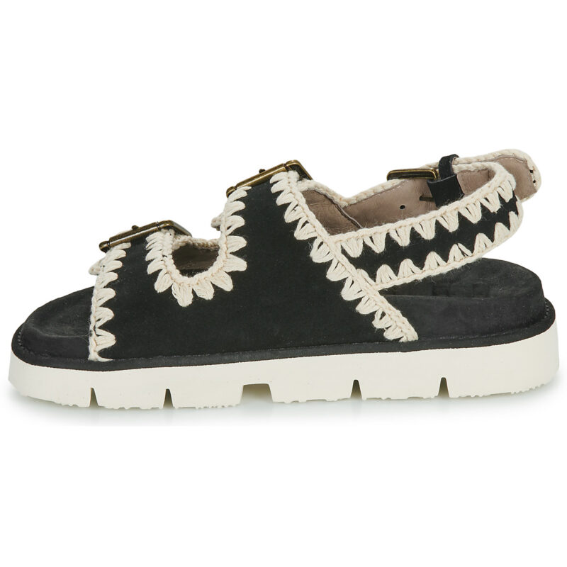 Mou Sandales basses noires pour femmes MU.SW461003A - Pointure 4