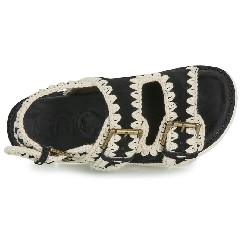 Mou Sandales basses noires pour femmes MU.SW461003A - Pointure 6