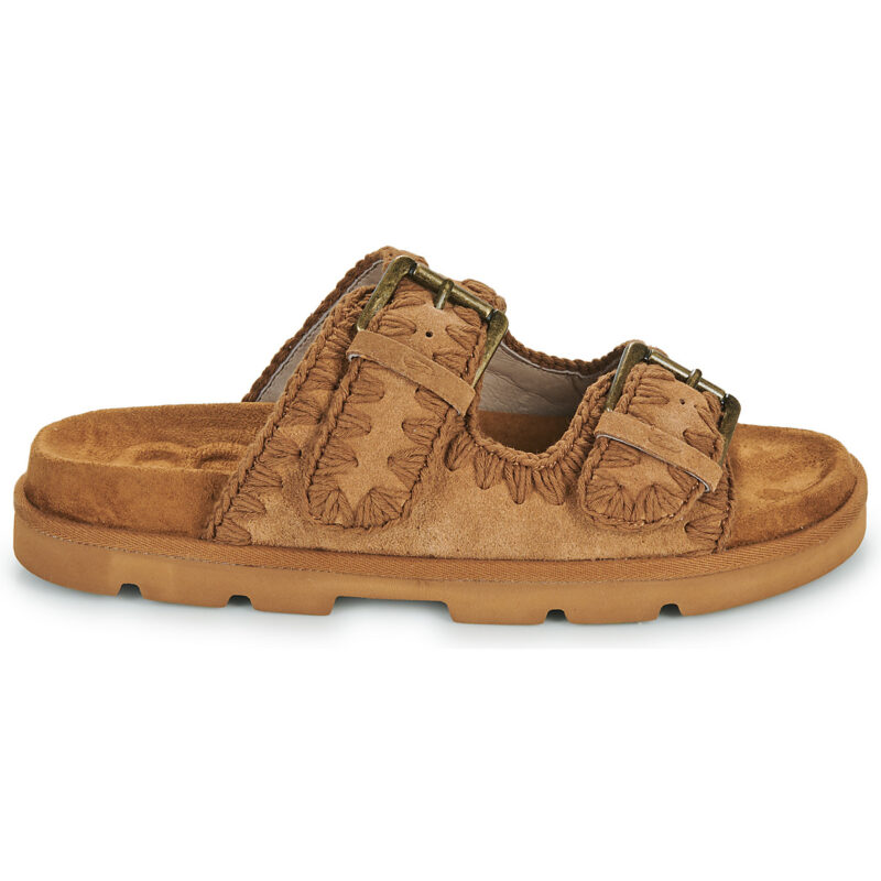 Mou MU.SW631000A Marron Sandales plates Femme - 2