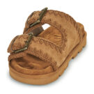 Mou MU.SW631000A Marron Sandales plates Femme - 3