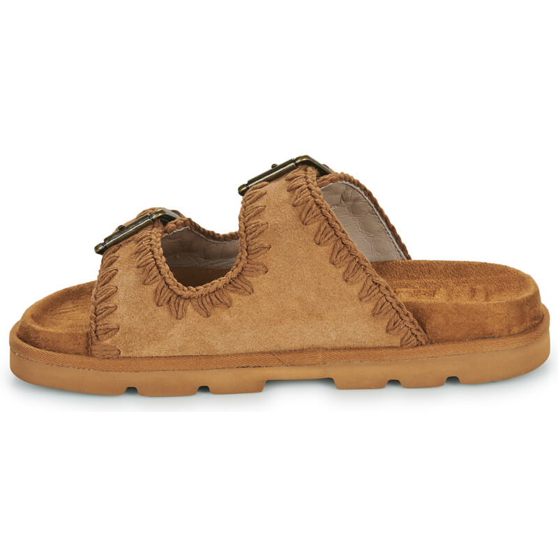 Mou MU.SW631000A Marron Sandales plates Femme - 4