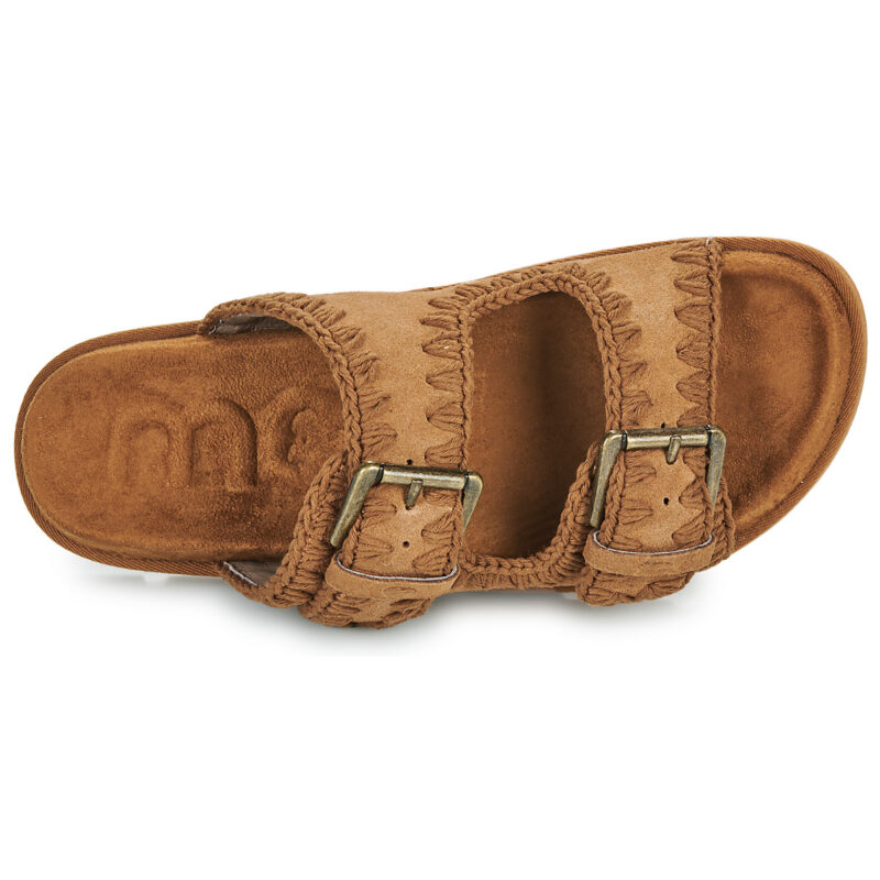 Mou MU.SW631000A Marron Sandales plates Femme - 6