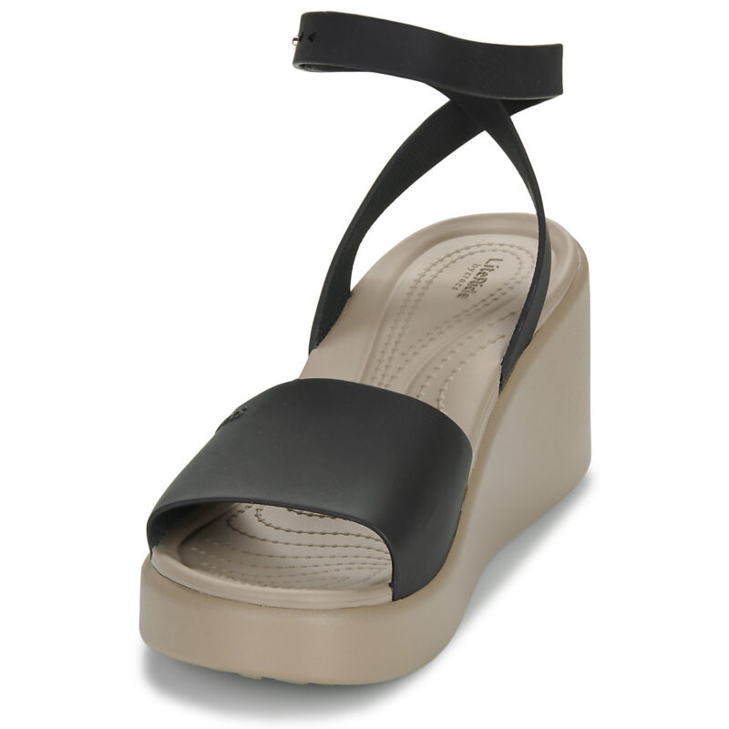 Crocs BROOKLYN WEDGE Nero Sandali con zeppa Donna - 3