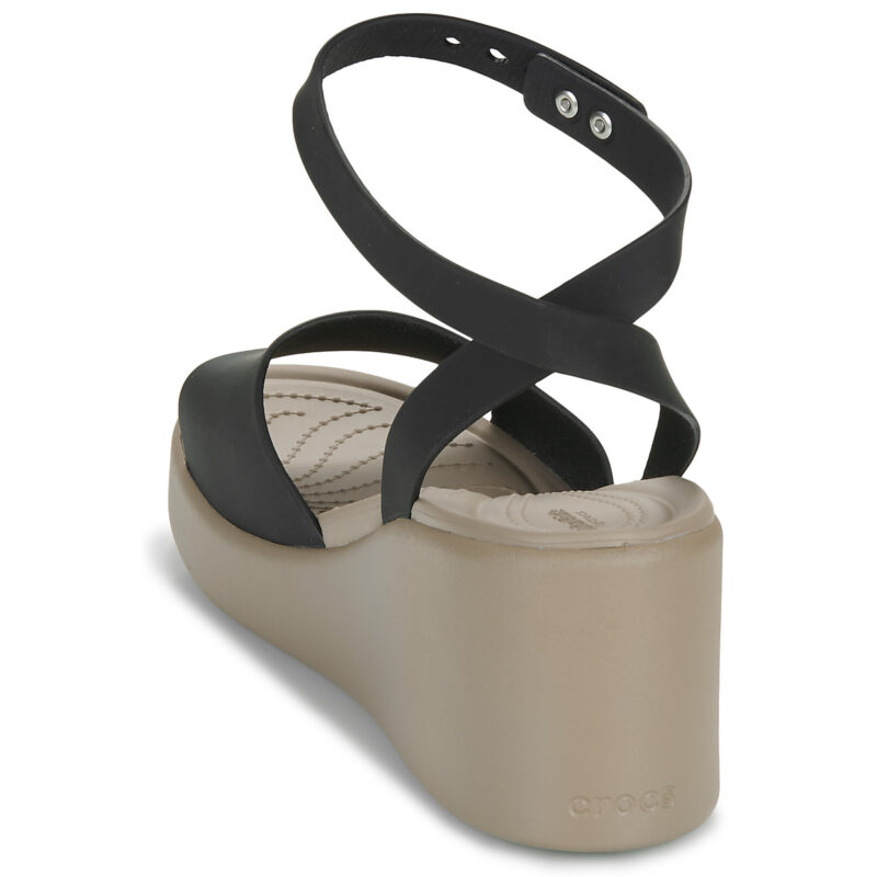 Crocs BROOKLYN WEDGE Nero Sandali con zeppa Donna - 5