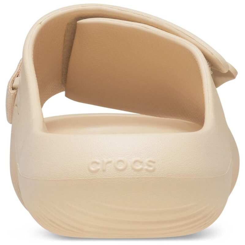 Crocs MELLOW LUXER SLIDE Beige Sandales plates Femme - 5