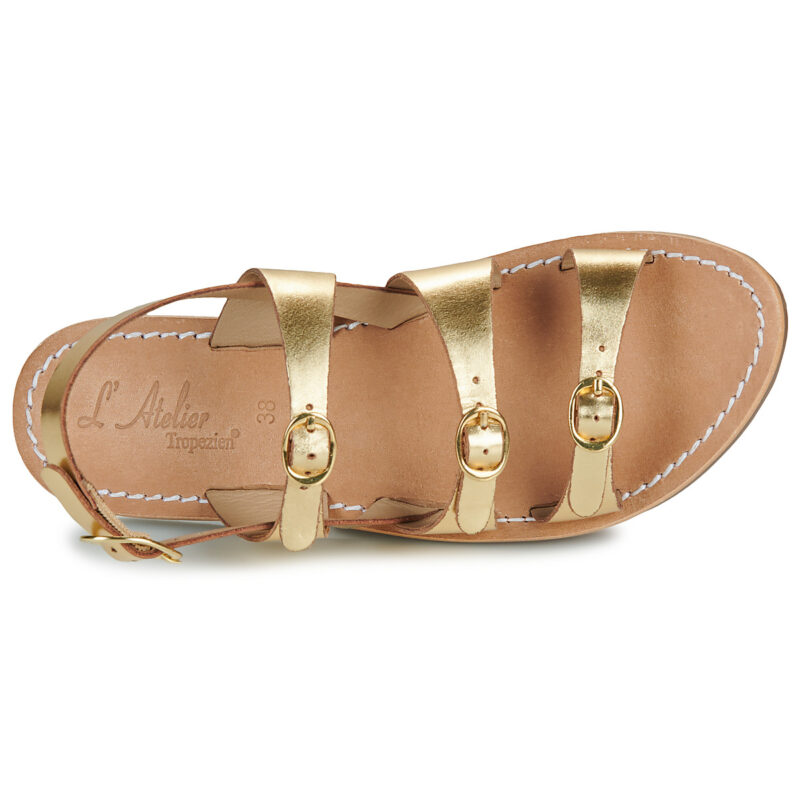 L'Atelier Trop&eacute;zien SH1301 Oro Sandali bassi Donna - 6