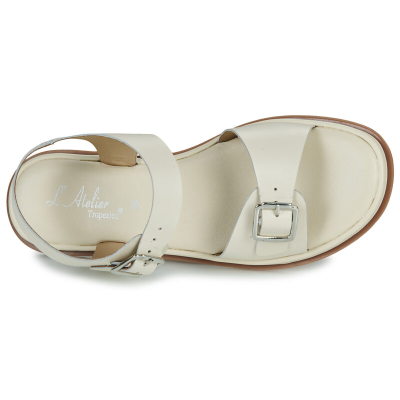 L'Atelier Trop&eacute;zien SH1313 Bianco Sandali bassi Donna - 6