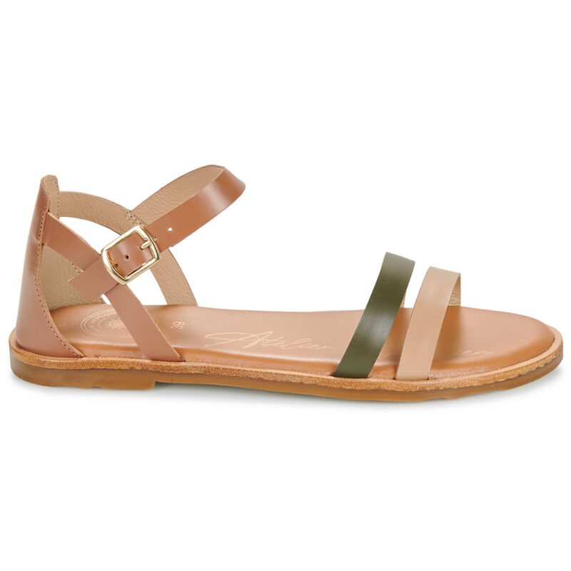 L'Atelier Trop&eacute;zien SH1353 Braun Sandalen Bass Damen - 2