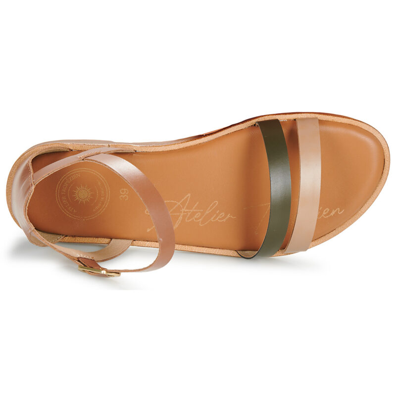 L'Atelier Trop&eacute;zien SH1353 Braun Sandalen Bass Damen - 6
