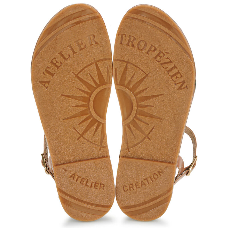 L'Atelier Trop&eacute;zien SH1353 Braun Sandalen Bass Damen - 7