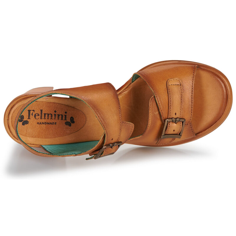 Felmini D798-ROCK-COURO Marrone Sandali con tacco Donna - 6