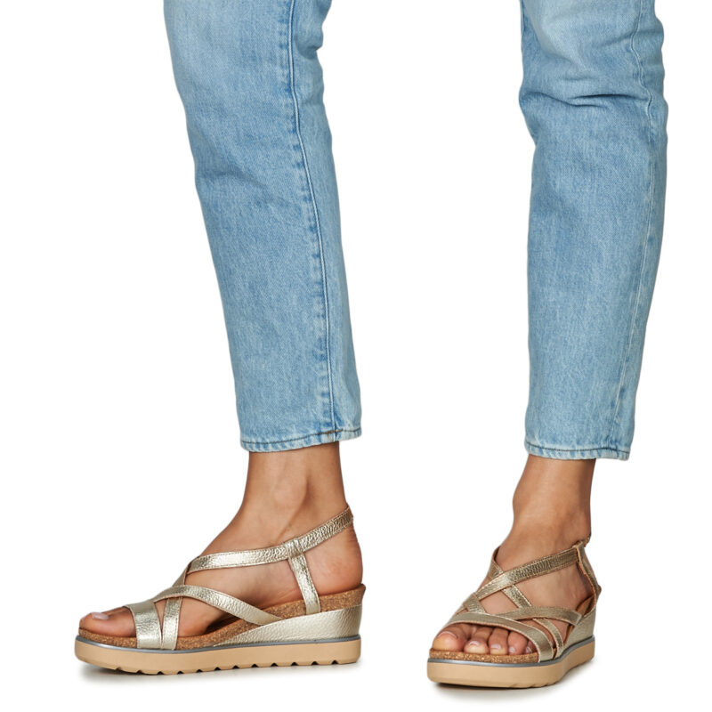 Mjus TAPPY BRIDE Oro Sandali con zeppa Donna - 8