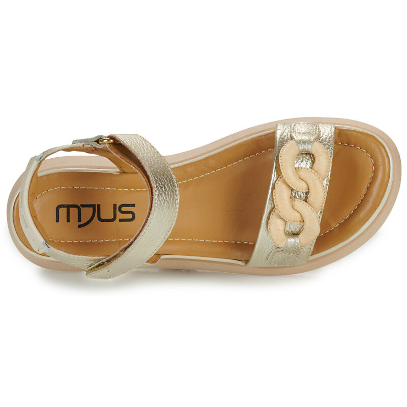 Mjus PASADINA BIJOU Oro Sandali con zeppa Donna - 6