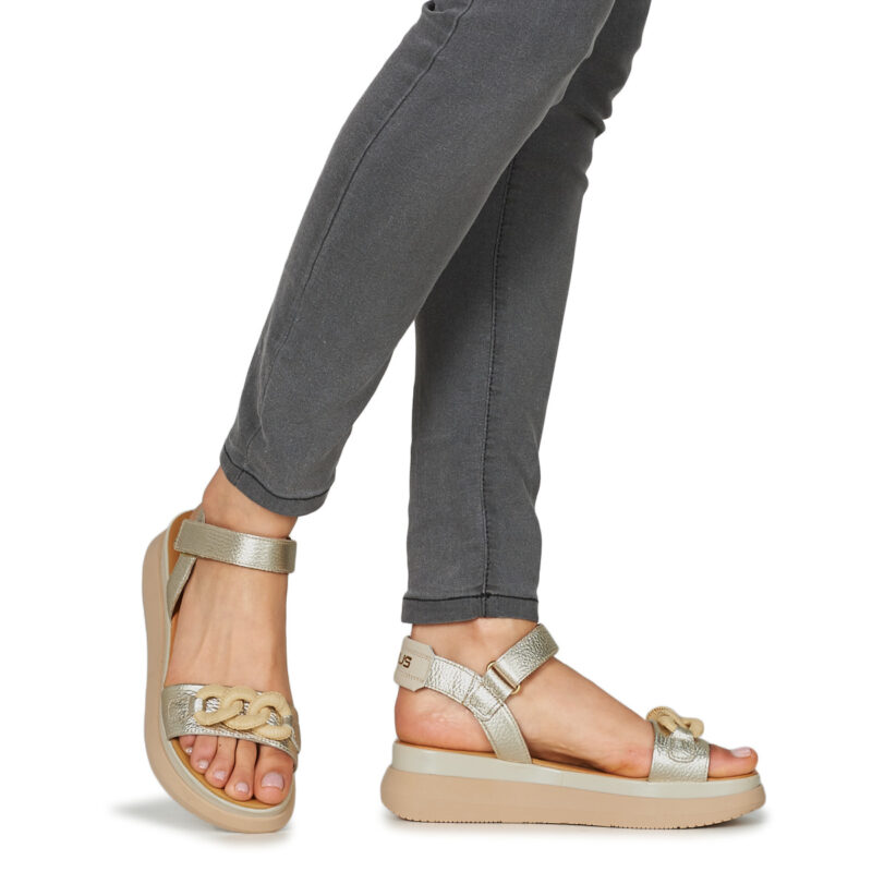 Mjus PASADINA BIJOU Oro Sandali con zeppa Donna - 8