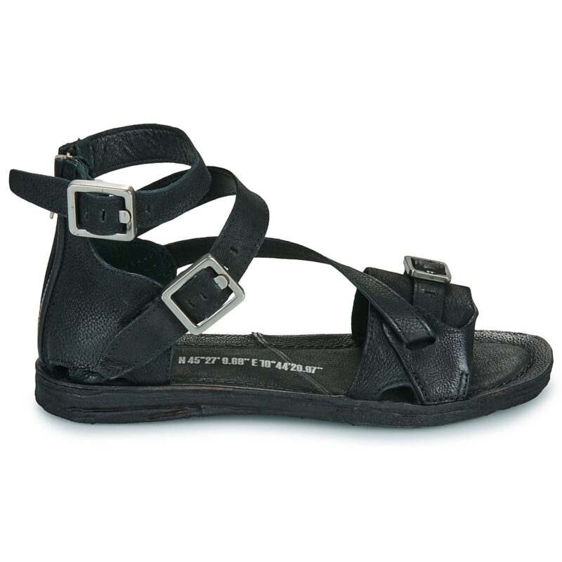 Airstep Sandales basses noires AS98 RAMOS STAP pour femmes - Taille 2