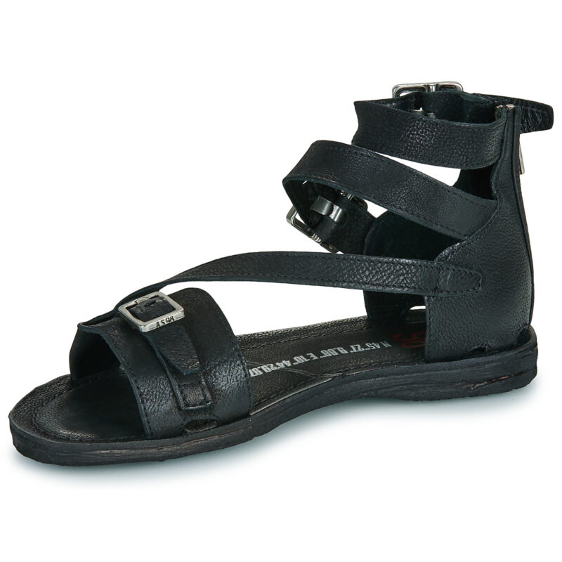 Airstep Sandales basses noires AS98 RAMOS STAP pour femmes - Taille 4