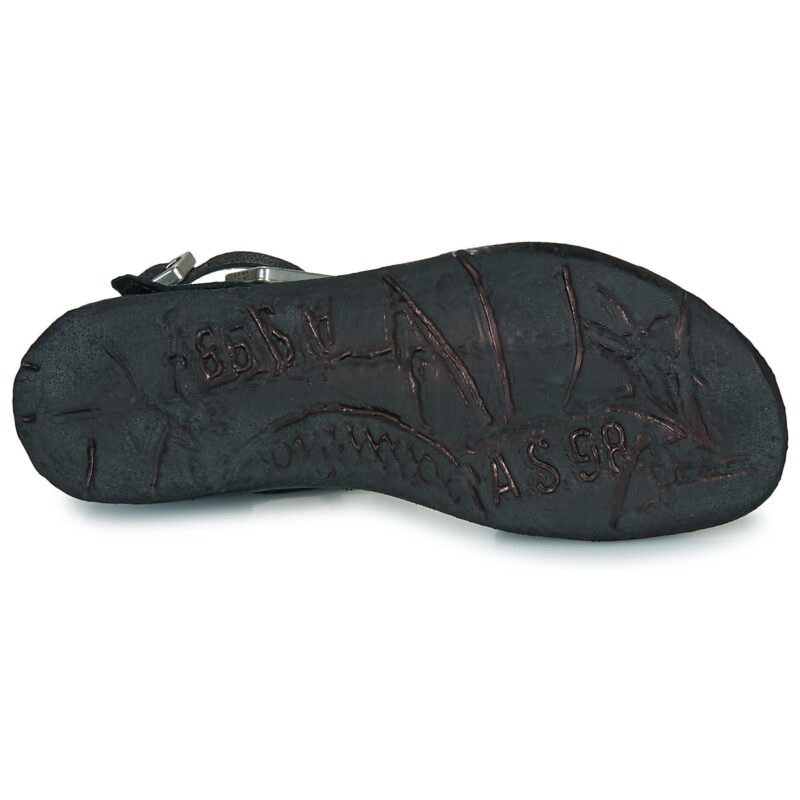 Airstep Sandales basses noires AS98 RAMOS STAP pour femmes - Taille 7