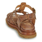 Airstep / AS98 SPOON CROSSED Braune Damen-Sandalen mit niedrigem Schaft - Gr&ouml;&szlig;e 5