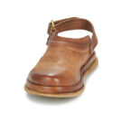 Airstep AS98 L&ouml;ffel-Clog Braune Damen-Sandalen mit niedrigem Schaft - Gr&ouml;&szlig;e 3