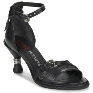Airstep Sandalias de tac&oacute;n negras AS98 SOUND para mujer