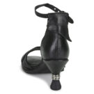 Airstep Sandalias de tac&oacute;n negras AS98 SOUND para mujer - Talla 5