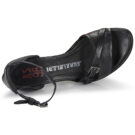 Airstep Sandalias de tac&oacute;n negras AS98 SOUND para mujer - Talla 6