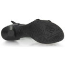 Airstep Sandalias de tac&oacute;n negras AS98 SOUND para mujer - Talla 7
