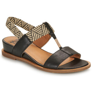 Mam'Zelle OBOLE Nero Sandali con zeppa Donna