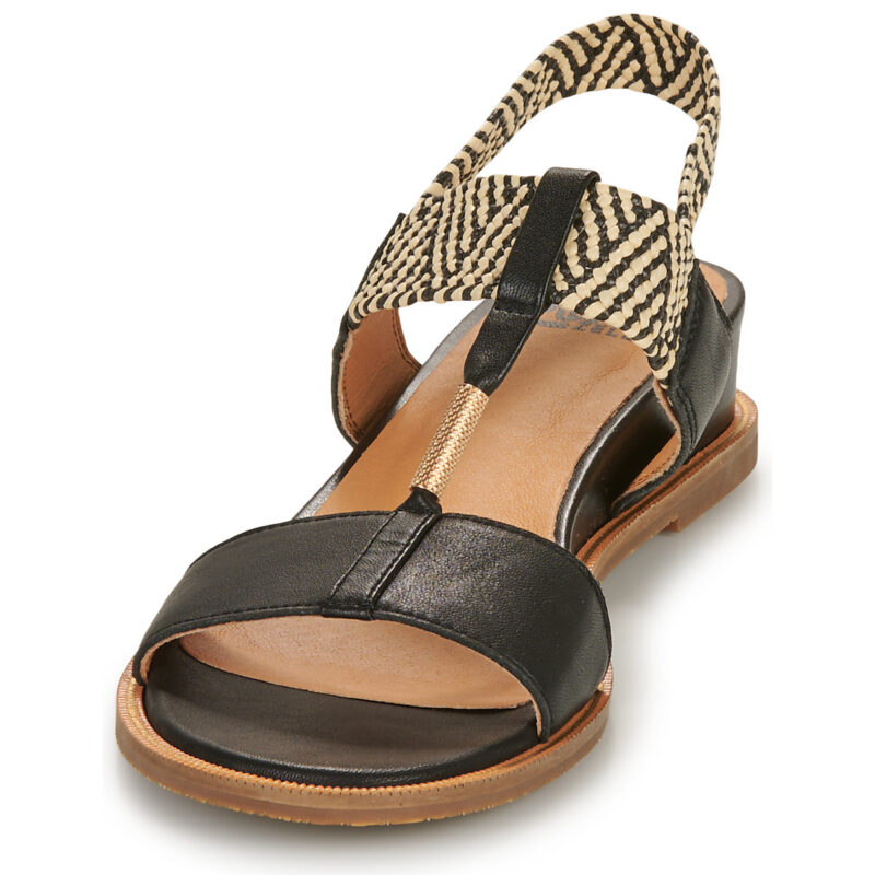 Mam'Zelle OBOLE Nero Sandali con zeppa Donna - 3