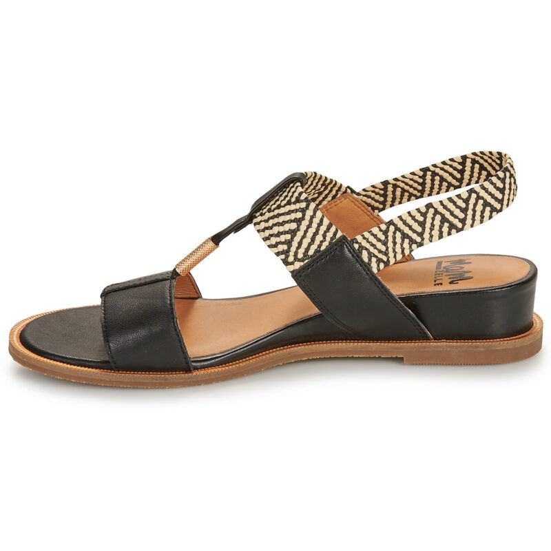 Mam'Zelle OBOLE Nero Sandali con zeppa Donna - 4