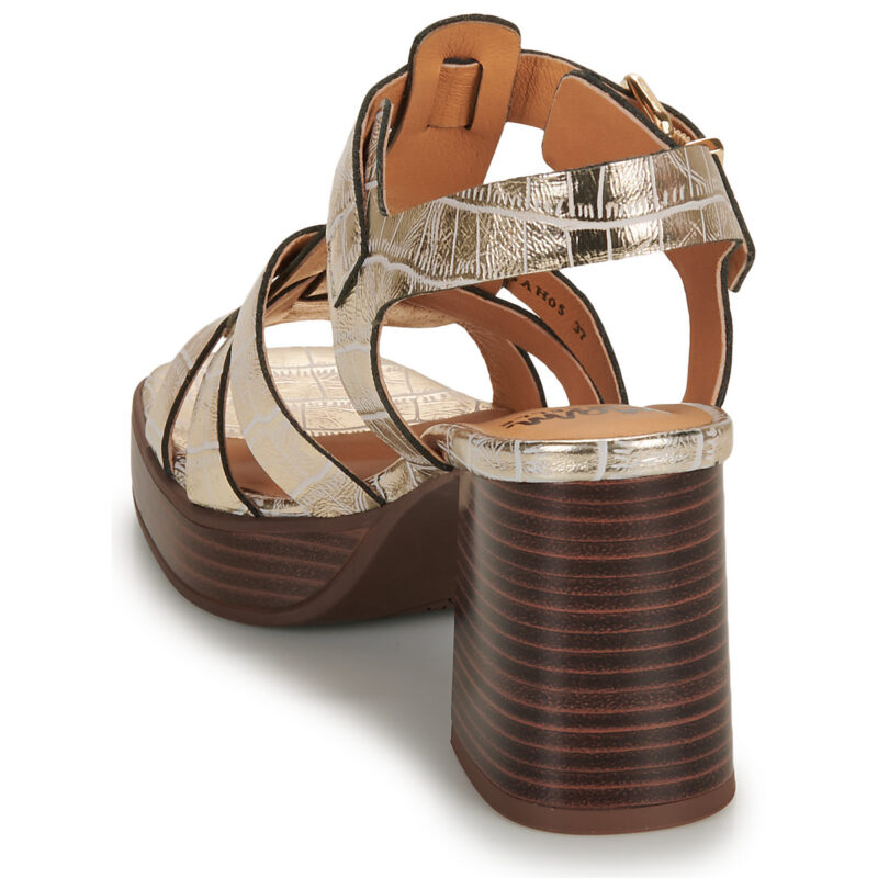 Mam'Zelle SALVADO Oro Sandali con tacco Donna - 5