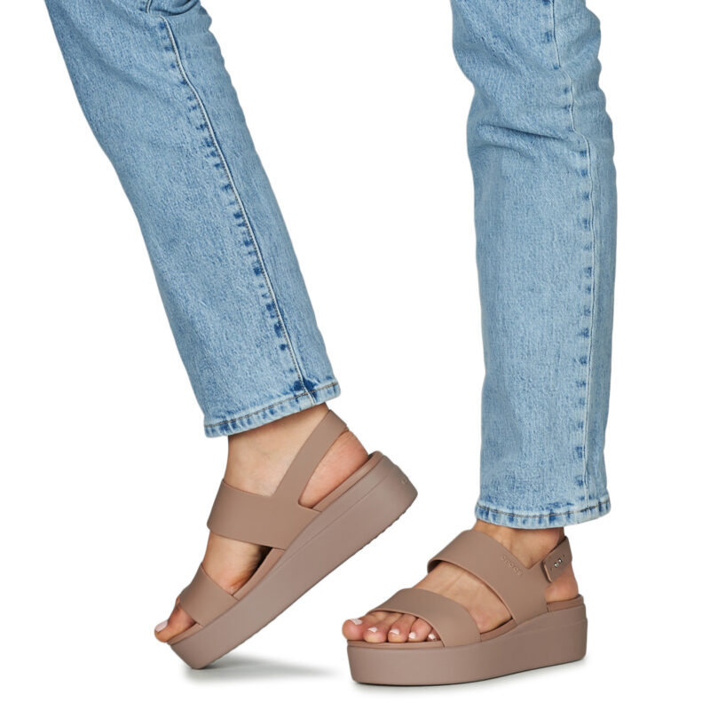 Crocs Brooklyn Low Wedge Beige Sandali bassi Donna - 8