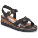 Tamaris 28202-003 Noir Sandales avec compens&eacute;es Femme - 1
