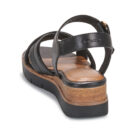 Tamaris 28202-003 Noir Sandales avec compens&eacute;es Femme - 5