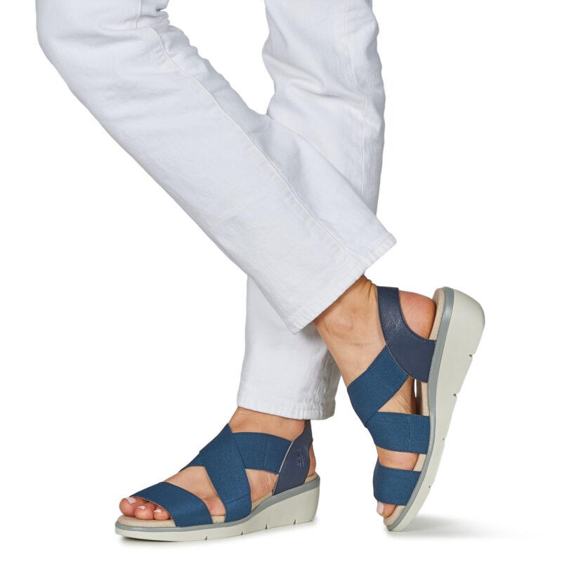 Fly London NOLI Marine Sandali con zeppa Donna - 8