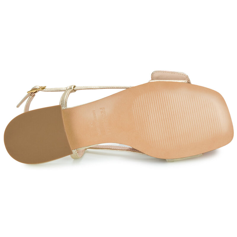 Fericelli Sandales plates dor&eacute;es PANILA pour femmes - Taille 7