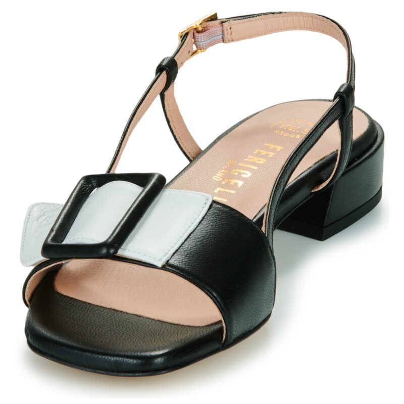 Fericelli Sandales plates noires pour femmes PANILA - Pointure 3