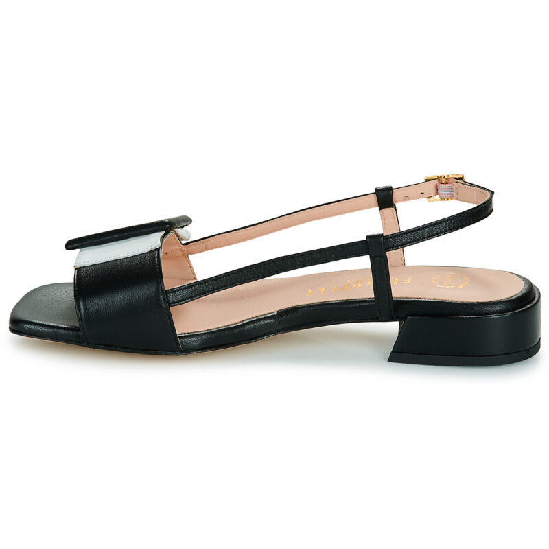 Fericelli Sandales plates noires pour femmes PANILA - Pointure 4