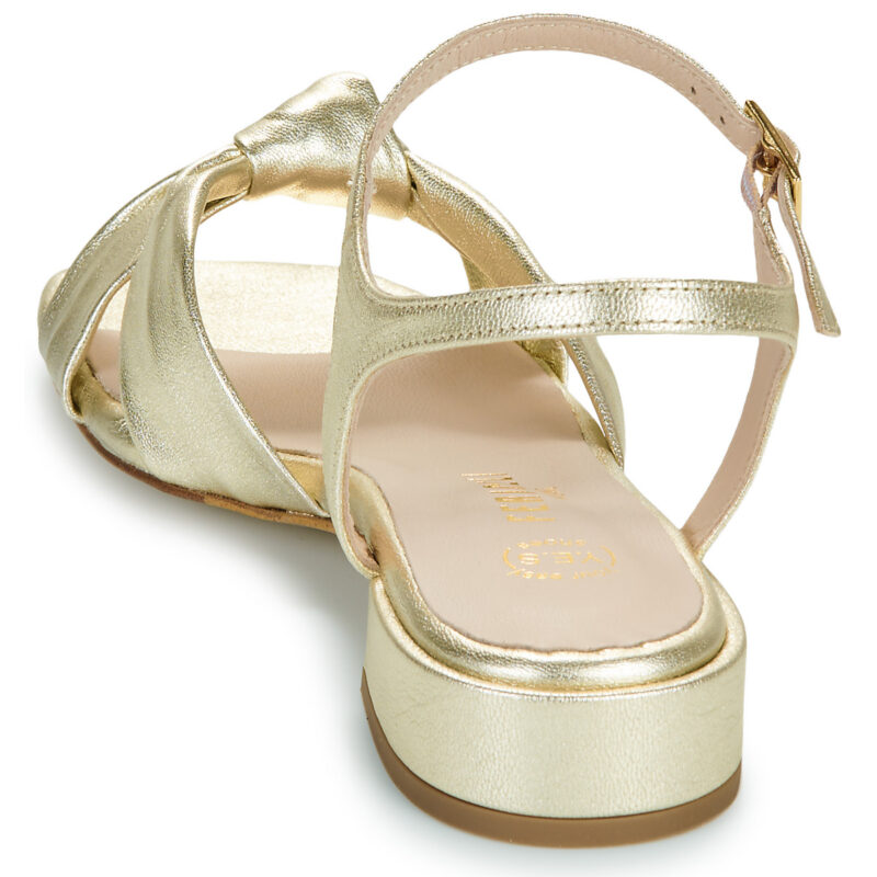 Fericelli FELICIE Gold Flache Sandalen Damen - 5