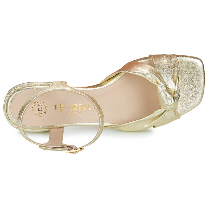 Fericelli FELICIE Gold Flache Sandalen Damen - 6